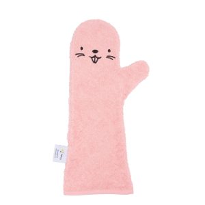 Baby Shower Glove - Pink Beaver