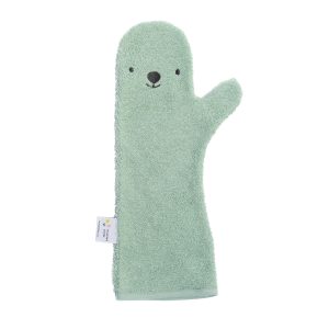 Baby Shower Glove - Green Polar Bear